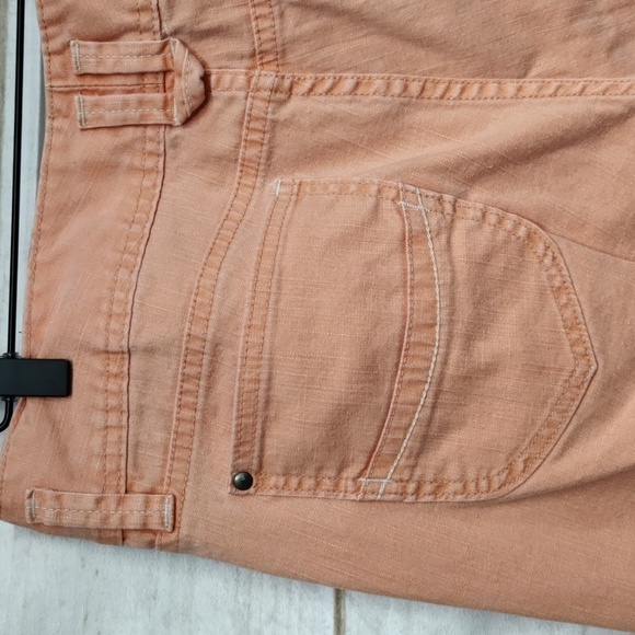 Gap Low Rise Stretch Denim Crops, Light Orange, Size 12 - Picture 9 of 12